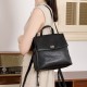Autumn 2025 new genuine leather women's backpack, high-end, large capacity, fashionable and versatile Backpack, preppy style