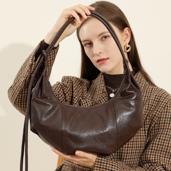 Same crossbody bag, croissant bag, original leather shoulder bag, underarm bag, large-capacity commuter bag Same crossbody bag, croissant bag, original leather shoulder bag, underarm bag, large-capacity commuter bag