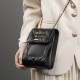 2025 autumn new top-grain cowhide mobile phone bag, crossbody for women, 2025 genuine leather chain bag, luxury mini crossbody bag.