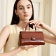 2025 new style genuine leather handbags, light luxury, niche, high-end single-shoulder crossbody bags Small, lightweight and versatile shoulder bag