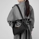Spring/Summer New Top-Grain Cowhide Handbag with Detachable Handle and Crossbody Earrings, Eaves Bag, Single Shoulder and Crossbody Genuine Leather Women's Handbag