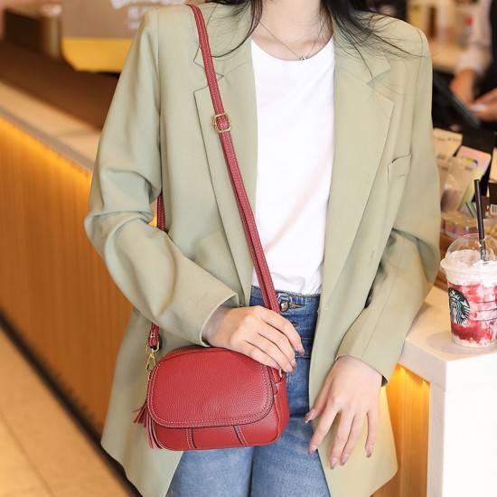 Genius Leather Mini Bag, 2025 New Fashion, Versatile Handbag, Women's Single Shoulder Crossbody Small Bag Genius Leather Mini Bag, 2025 New Fashion, Versatile Handbag, Women's Single Shoulder Crossbody Small Bag