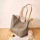 2025 new top-grain cowhide handmade tote bag for women Women's commuter bag, large-capacity handbag, shoulder bag, large bag