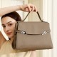 2025 New Autumn Genuine Leather Bag, Stylish and Elegant Women's Handbag, Simple and Casual Large-Capacity Single Shoulder Bag