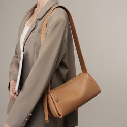 2025 new spring/summer new genuine leather bag, black cowhide bag 5 new genuine leather crossbody bags for women, luxury baguette underarm bags for summer, soft leather women's bags