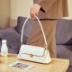 Niche baguette bags, 2025 new genuine leather influencer underarm bags, summer French-style shoulder bags Niche baguette bags, 2025 new genuine leather influencer underarm bags, summer French-style shoulder bags