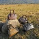 Retro new genuine leather women's bags, cross-border vegetable-tanned cowhide Boston bowling bags, niche shoulder and crossbody handbags