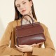 Genuine Leather Women's Underarm Lightweight Single Shoulder Crossbody European Bags, Fresh and Versatile, Cell Phone Shopping, Solid Color Soft Women's Bags