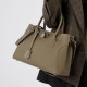 New Niche Design Platinum Luxury Genuine Leather Single Shoulder Handbag, Large Capacity Fashionable Handbag