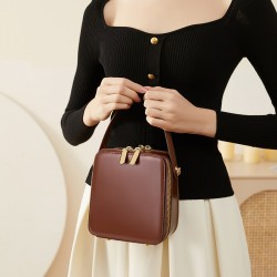 Carefully selected Genuine leather underarm bag for women, 2025 new style dumpling bag, fashionable shoulder bag, luxury chain bag, crossbody bag