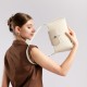 2025 autumn new style genuine leather women's handbag, niche design, stylish, simple, elegant, versatile shoulder and underarm handbag.
