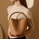 2025 new commuter bag, crossbody bag, luxurious spring/summer genuine leather basket handbag, crossbody bucket bag